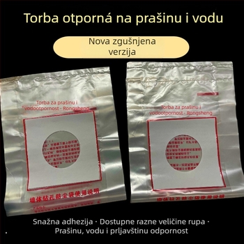 Torba za prašinu klimatizatora s bušenjem, plastični materijal, ispis logotipa, vanjska uporaba, prilagodljivo