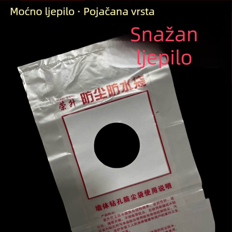 Torba za prašinu klimatizatora s bušenjem, plastični materijal, ispis logotipa, vanjska uporaba, prilagodljivo