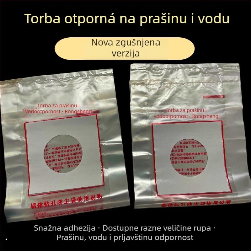 Torba za prašinu klimatizatora s bušenjem, plastični materijal, ispis logotipa, vanjska uporaba, prilagodljivo