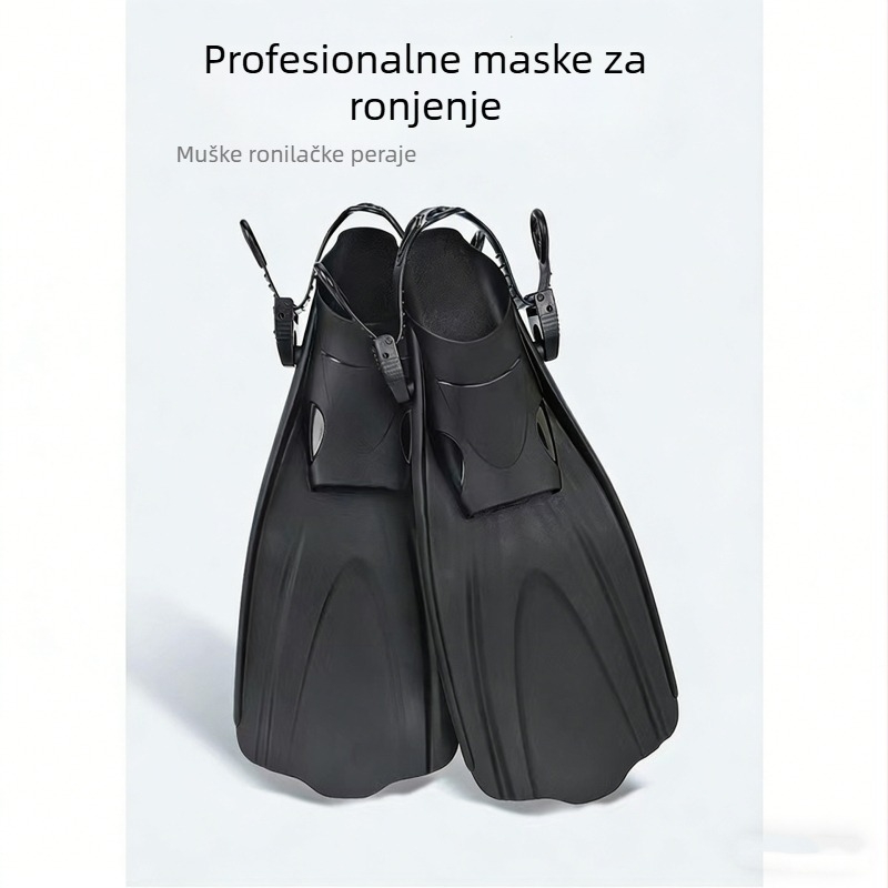 Odrasle prilagodljive peraje za ronjenje – srednje dužine, materijal TPR+PVC+PP, CE potvrda