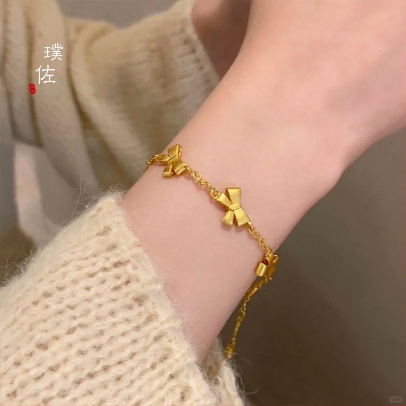 Puzuo bakreni narukvica — elektroplatirana DIY nakita, sladak stil