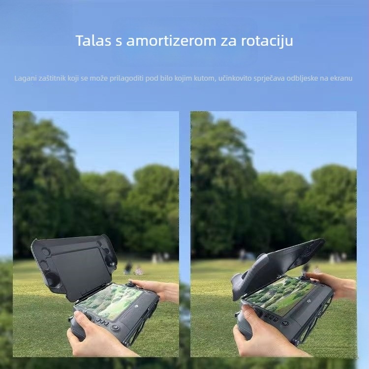 Kapa za daljinsko upravljanje s zaslonom za DJI Ronin 3, T50, T40, T25, T20P, M30 – mesing s elektropliranom bijelom čeličnom, srebrna umetka, 98% srebro, zima 2022