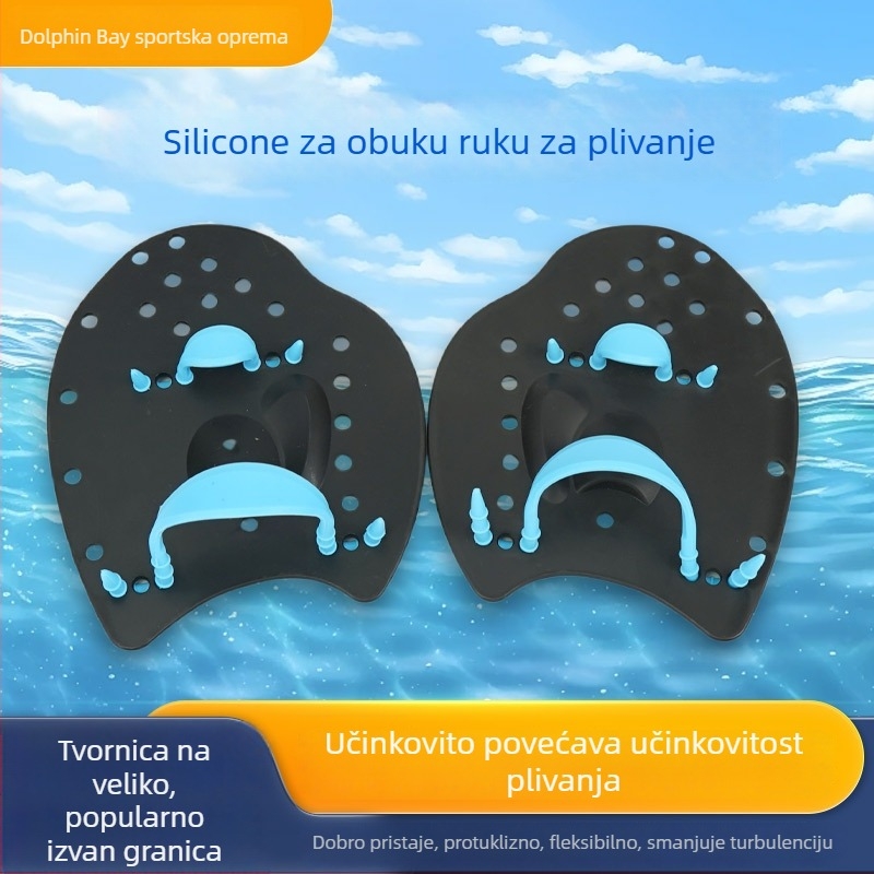 Unisex plivačke lopatice za ruke E18 za djecu i odrasle, profesionalne trening lopatice, materijal PP + silika gel
