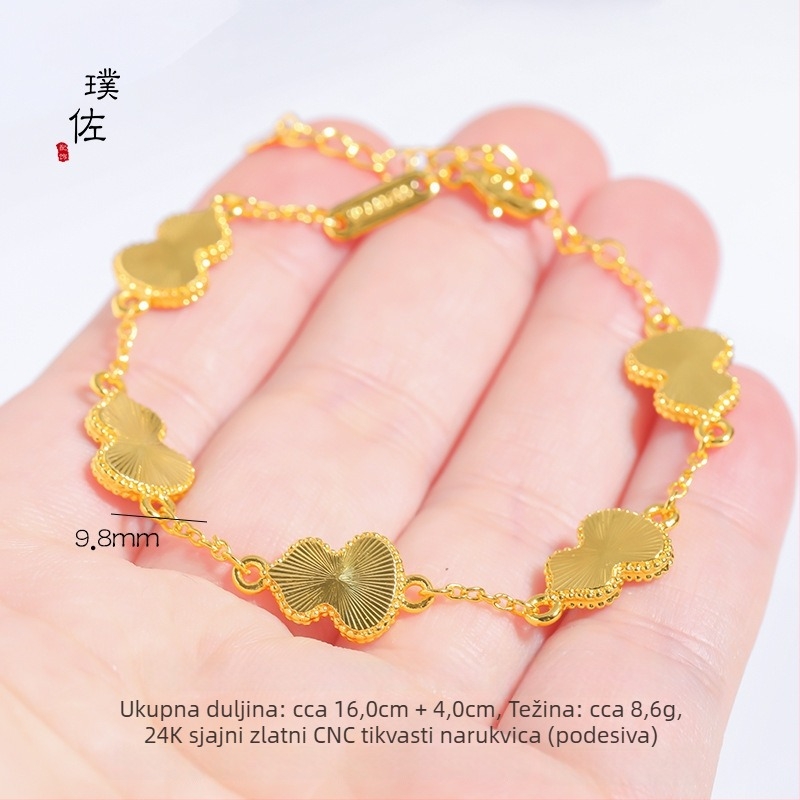Puzo pozlaćeni narukvica za ruku – jedinstven stil, elektroplakiranje, dodatak za ruku