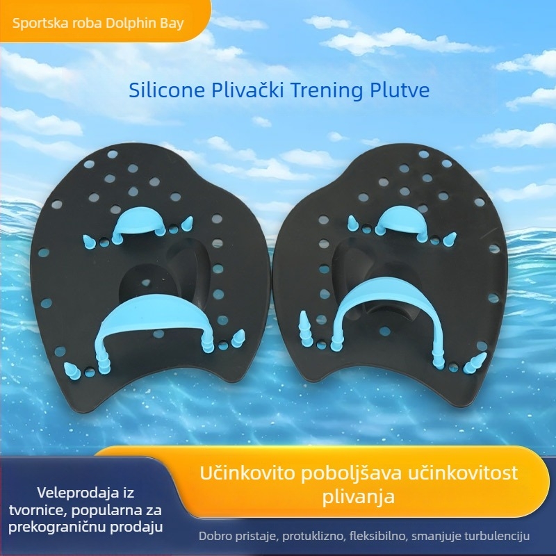 Unisex plivačke dlanove peraje za trening — materijal: PP + silikon gel, marka Hyhpsyj, prilagodba dostupna