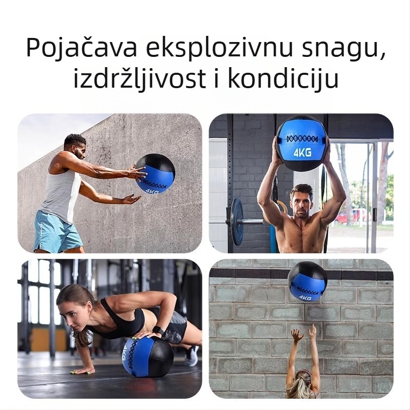 Lopta za ravnotežu za trening – čvrsta medicinska lopta, PVC, marka TONGYE, fitness oprema i oblikovanje tijela