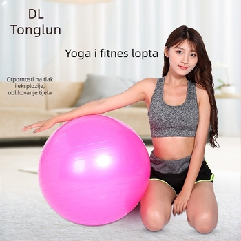 Joga lopta PVC, ekološka, debela, otporna na probijanje, 800 g