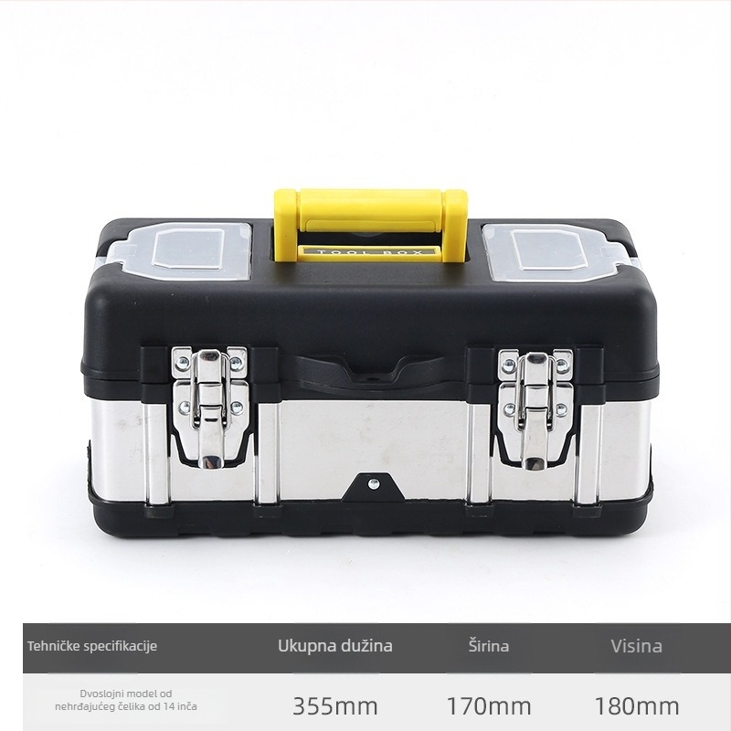 Plastična kutija za alat, Toolbox serija, skladištenje hardvera, veliki kapacitet