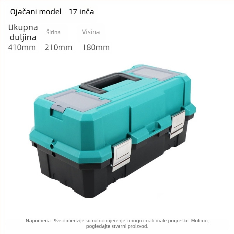 Plastična kutija za alat – za elektro održavanje (Tip: plastična kutija za alat; Materijal: plastika; Stil: plastična kutija za alat; Svrha: elektro održavanje)