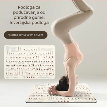 Inverzijski joga mat za obuku (Materijal: prirodni kaučuk; Debljina: 5 mm; Kategorija: joga mat)