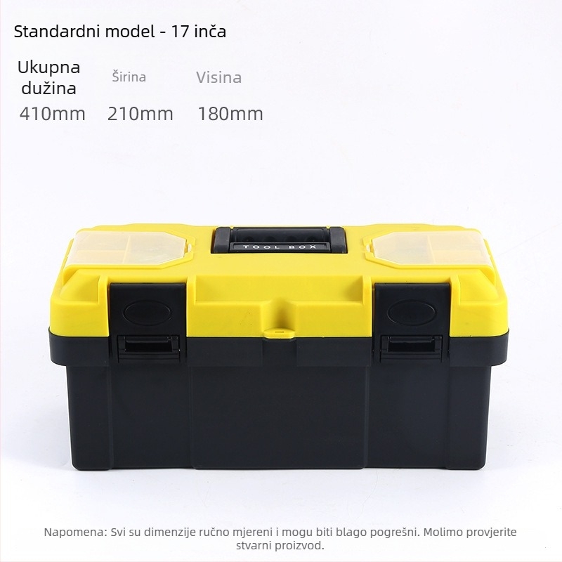Plastična kutija za alat, višefunkcionalna, prijenosna (Toolbox serija)