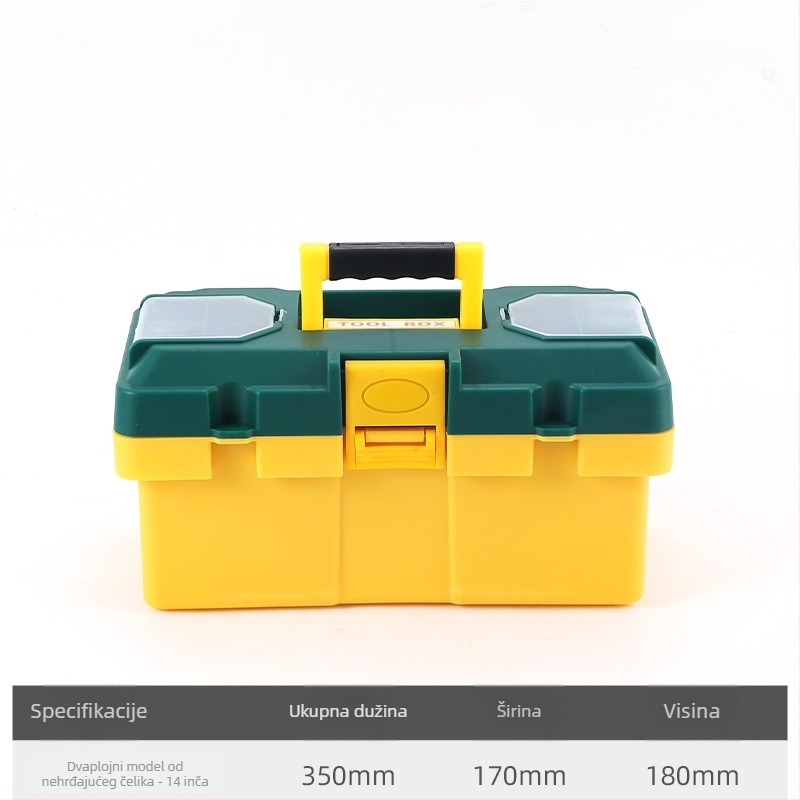 Plastična kutija za alat, višefunkcionalna, prijenosna (Toolbox serija)