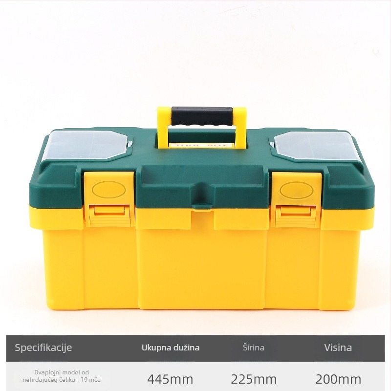 Plastična kutija za alat, višefunkcionalna, prijenosna (Toolbox serija)