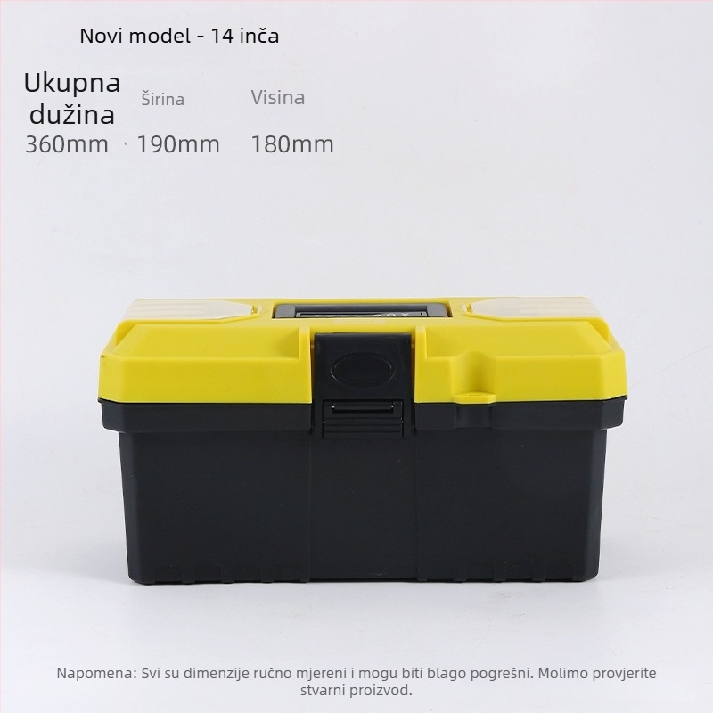 Plastična kutija za alat, višefunkcionalna, prijenosna (Toolbox serija)