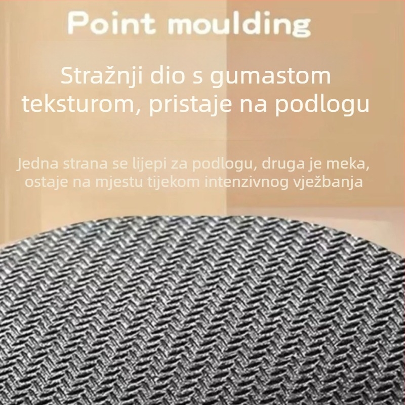 Joga podloga od velura, zvučna izolacija, upija znoj, bez pranja, brzo se suši, velika površina za kućne vježbe i ples, debljina 6 mm