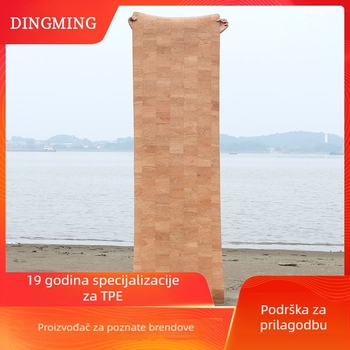 Joga podloga Dingming | Materijal TPE, Težina 1,25 kg, Debljina 6 mm, Uzorak: Solid