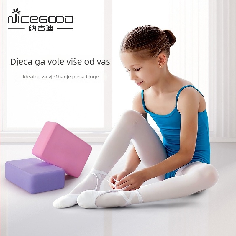 Nagudi EVA blok za jogu, visoke gustoće pjena, za fitness i plesne pokrete