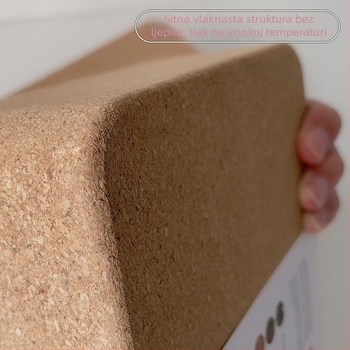 iyogasports blok za jogu od pluta – pomoć za jogu za fitness opremu