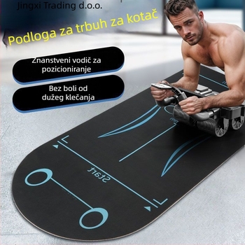 Scenery joga podloga, 8 mm debljina, površina od Oxford materijala, za trening jezgre