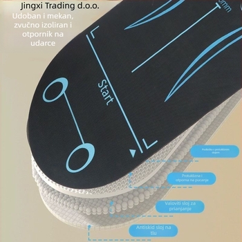 Scenery joga podloga, 8 mm debljina, površina od Oxford materijala, za trening jezgre