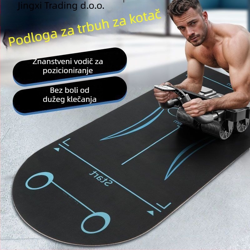 Scenery joga podloga, 8 mm debljina, površina od Oxford materijala, za trening jezgre