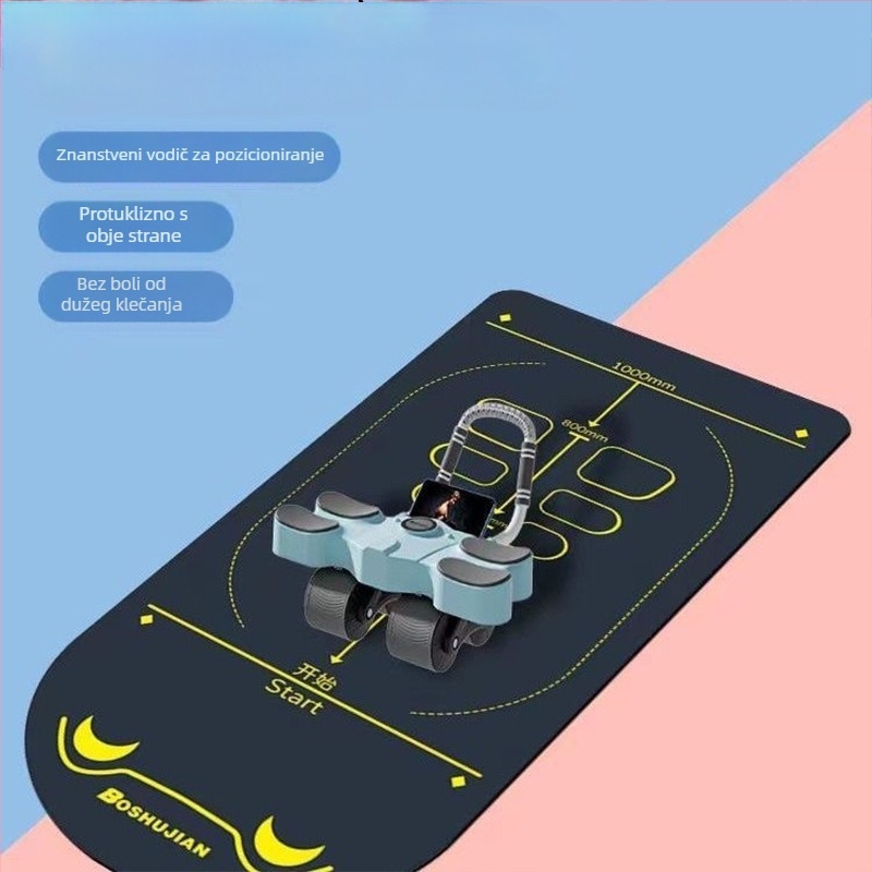 Scenery joga podloga, 8 mm debljina, površina od Oxford materijala, za trening jezgre