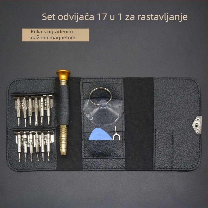 Set odvijača za demontažu Apple – za popravak mobitela i računala, karbonska čelična, unutarnji šesterokutni bitovi, uključuje set bitova