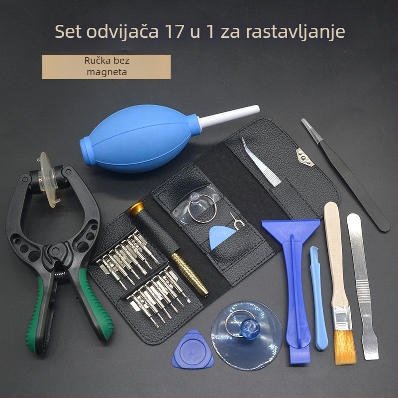 Set odvijača za demontažu Apple – za popravak mobitela i računala, karbonska čelična, unutarnji šesterokutni bitovi, uključuje set bitova