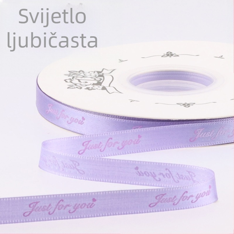 Poliesterska traka Qianmina za vjenčanja, pakiranje darova, pakiranje torti i bukete cvijeća.