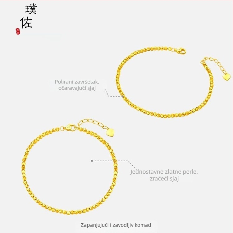 Puzuo narukvica s likom crtaniog lika, bakreno elektroplatirana, jednostavan modni nakit