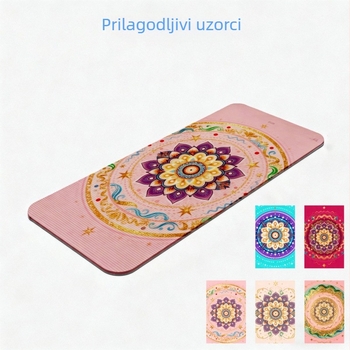 Joga ručnik za vježbanje — materijal TPE+velur, mogućnost prilagodbe logotipa, brzo sušenje i upijanje vlage, apsorpcija 5–10 s