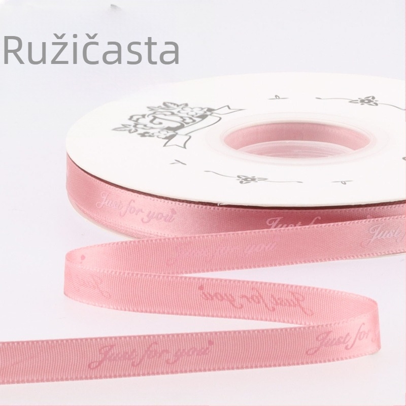 Qianmina tiskana poliester traka – za vjenčanja, pakiranje poklona, ukrašavanje torti i buketa
