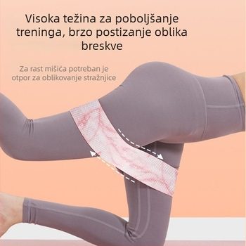 Proširiva traka za jogu i trening nogu - ivy poliester + latex svila, podrijetlo Yangzhou, oprema za jogu