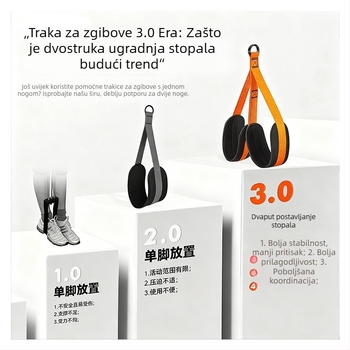 Kućni pojas za pomoć pri zgibovima s Neoprenom, elastičnim užetom – za cijelo tijelo, unutarnje vježbanje