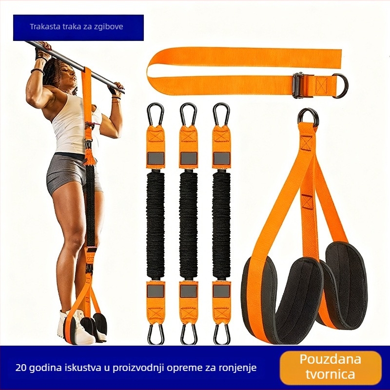 Kućni pojas za pomoć pri zgibovima s Neoprenom, elastičnim užetom – za cijelo tijelo, unutarnje vježbanje