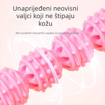 Masažni štap za jogu s dizajnom pet kotača i kuglom — Miao aitang; Pomoć za jogu; Masaža za zdravlje