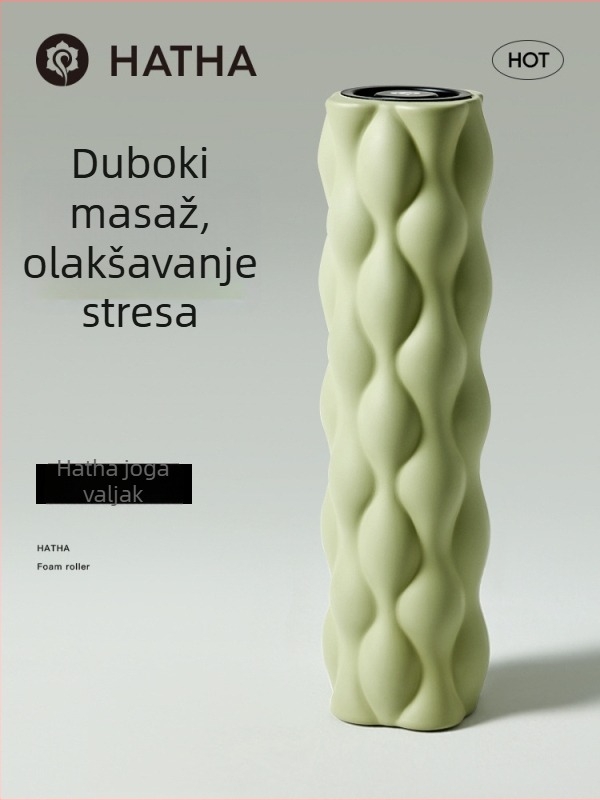 Spužvasti valjak za jogu i masažu — Hatha, Materijal: PP+PU, Relaksacija fascije