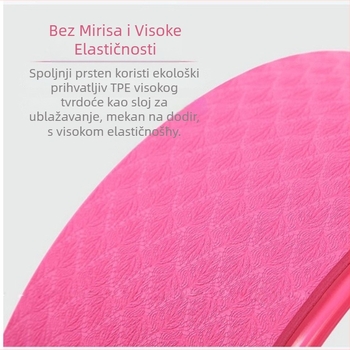 Kotač za jogu za otvaranje leđa i oblikovanje tijela te nogu, Daruma kotač za početnike, anti-stres trening za trbuh, kotač za oblikovanje tijela i istezanje