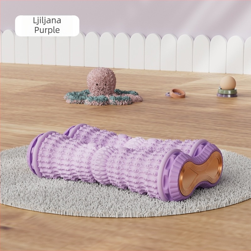 Yoga masažni kotačić za fasciju stopala – dvostruki red masažnih valjaka, trener za noge, višefunkcionalan