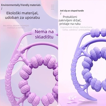 36-kolesni kružni masažer za listove i cijelo tijelo, masažni klip za jogu (Materijal: PP; Marka: Other)