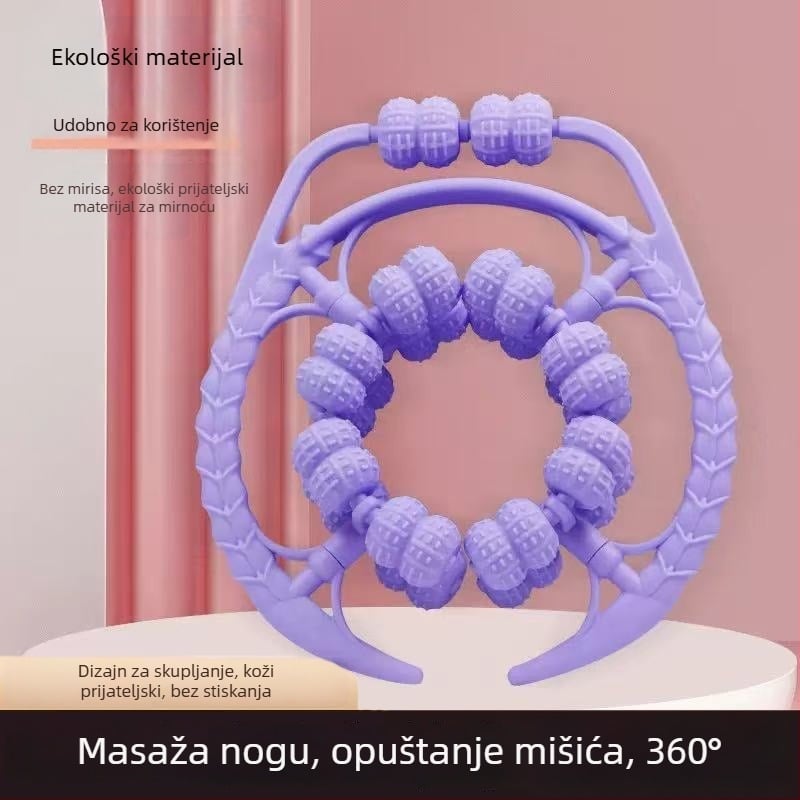 36-kolesni kružni masažer za listove i cijelo tijelo, masažni klip za jogu (Materijal: PP; Marka: Other)