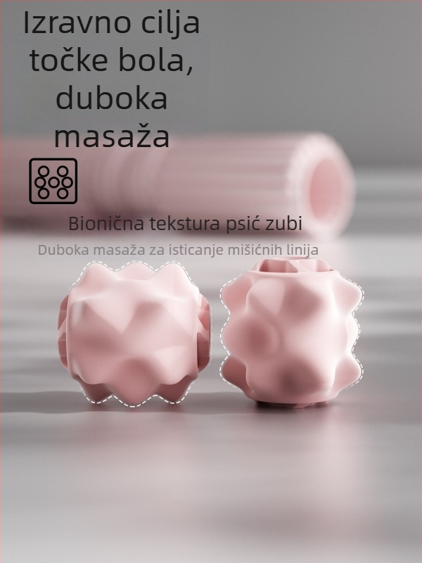 Sway rotirajući masažni valjak - opuštanje mišića nogu, dodatak za jogu i fitness