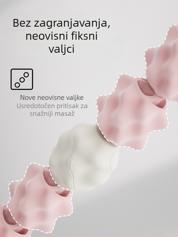 Sway rotirajući masažni valjak - opuštanje mišića nogu, dodatak za jogu i fitness