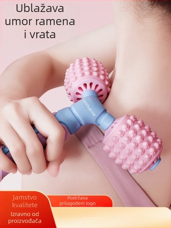 Y-oblik masažni štap – valjak za opuštanje mišića, pomoćni alat za jogu i fitness opremu