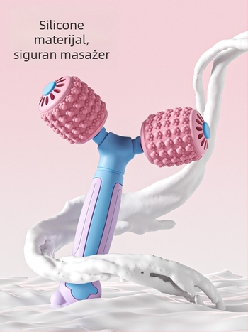 Y-oblik masažni štap – valjak za opuštanje mišića, pomoćni alat za jogu i fitness opremu