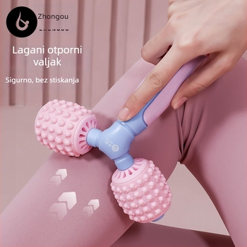 Joga silikonska masažna štapić – Y-oblik masažer za opuštanje mišića nogu, fitness dodatak