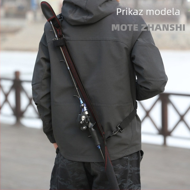 Prilagodljiva torba za štapove s prostorom za pohranu i elastičnim remenom, džep za muline, Hongchuan, materijal poliester vlakno