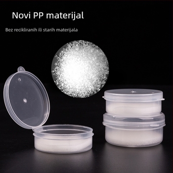 Kutija za krvne crve s odjeljkom za uzgoj i gornjim odjelom za mamac, otvori i spužva, ABS materijal, marka Huansheng, podrijetlo Kina