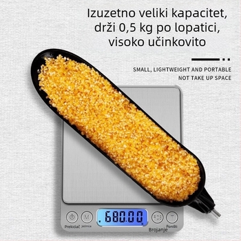 Velika krmna žlica za ribolov