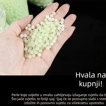 LANGJIXUAN Sjajne perle za varalice – Sjaje se u mraku, tvrd materijal